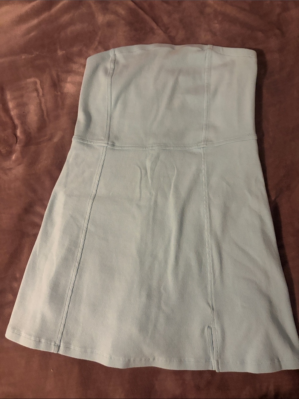 Never Worn AE Sky Blue Strapless Bodycon Romper